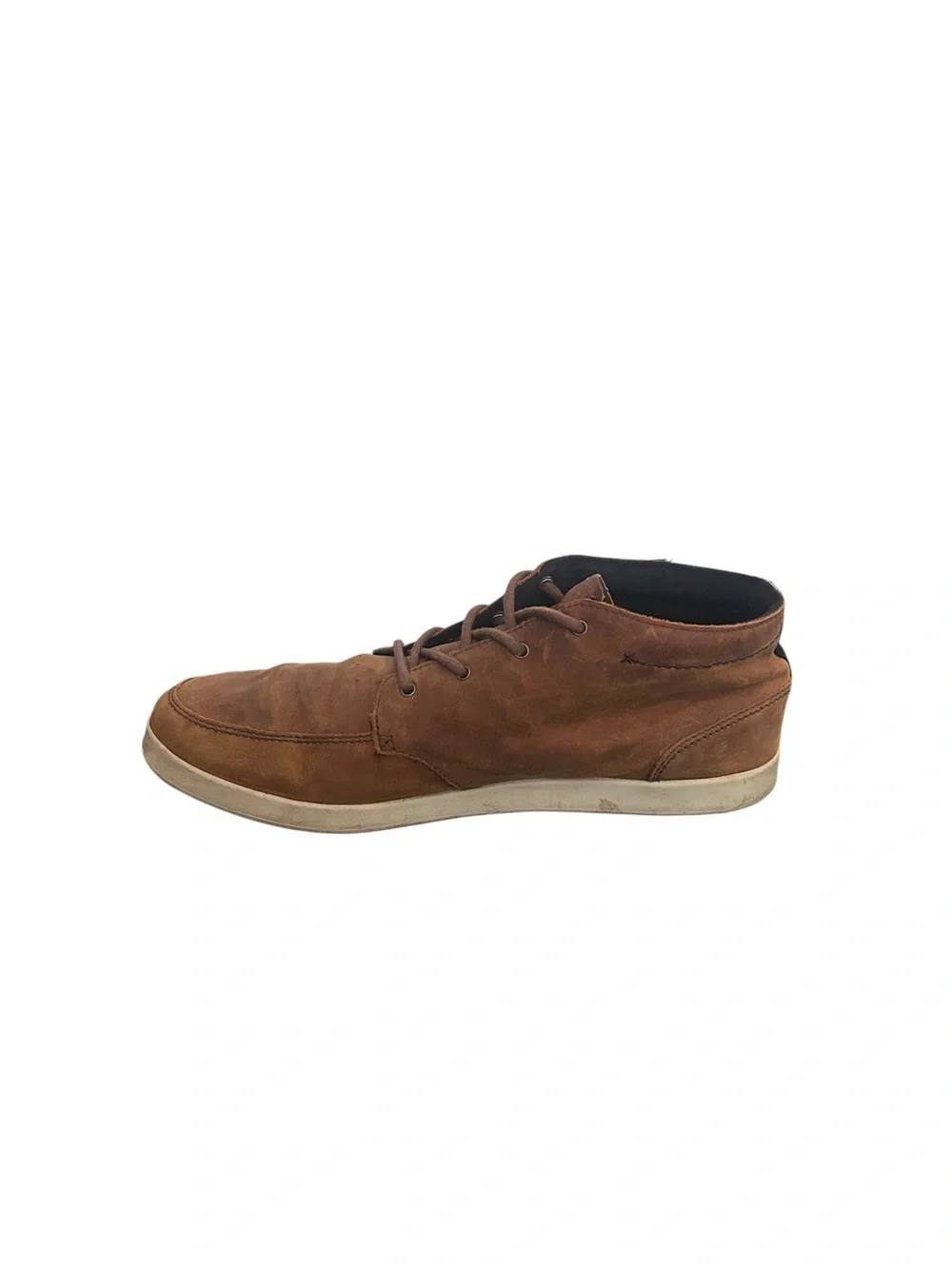 Reef Spiniker Mid NB Leather Chukka Boots Brown Mens Size 12
